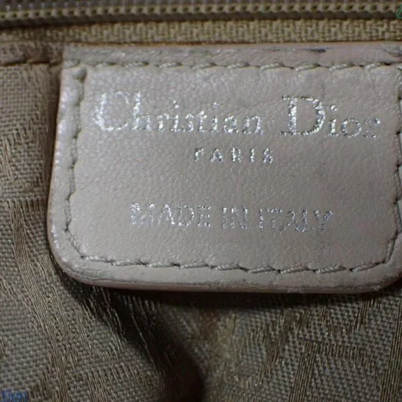 Christian dior canvas Handbag Leopard Print - Picture 10 of 10